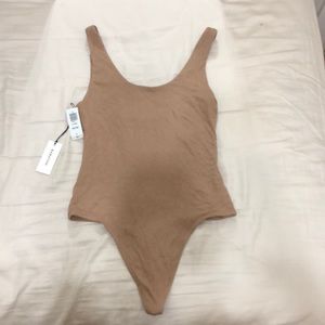 Beige bodysuit from aritzia!